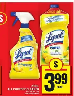 Food Basics LYSOL ALL PURPOSE CLEANER offer