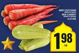 Food Basics GREY ZUCCHINI OR RED CARROT offer