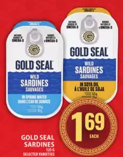 Food Basics GOLD SEAL SARDINES offer