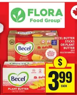 Food Basics BECEL BUTTER STICKS OR PLANT BUTTER offer