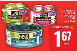 Food Basics CLOVER LEAF LIGHT OR FLAVOURED TUNA offer