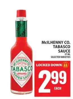 Food Basics MCILHENNY CO. TABASCO SAUCE offer