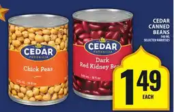 Food Basics CEDAR CANNED BEANS offer
