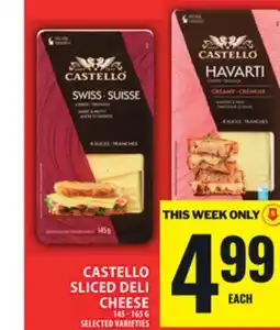 Food Basics CASTELLO SLICED DELI CHEESE offer