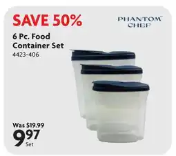 Home Hardware 6 Pc. Food Container Set offer