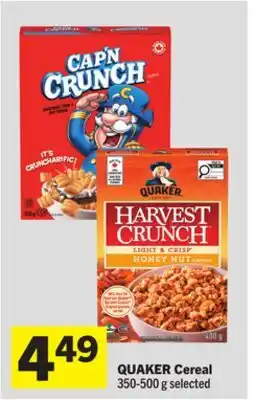 Foodland QUAKER Cereal offer