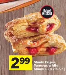 Foodland Strudel Fingers, Turnovers or Mini Strudel offer