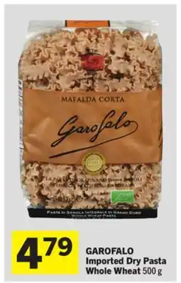 Foodland GAROFALO Imported Dry Pasta Whole Wheat offer