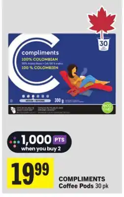 Foodland COMPLIMENTS Coffee Pods offer