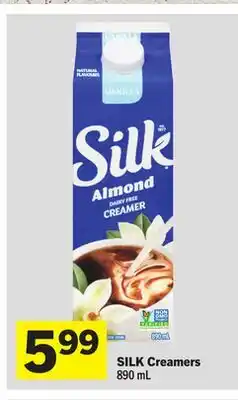 Foodland SILK Creamers offer
