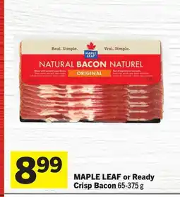 Foodland MAPLE LEAF or Ready Crisp Bacon offer