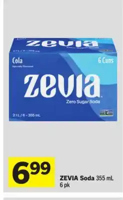 Foodland ZEVIA Soda offer