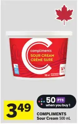 Foodland COMPLIMENTS Sour Cream offer