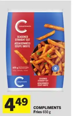 Foodland COMPLIMENTS Fries offer