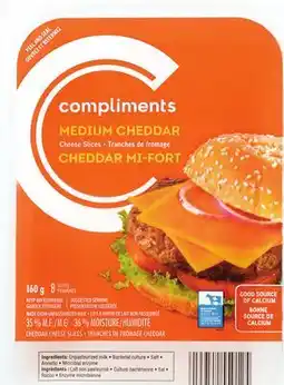 Foodland COMPLIMENTS Sliced Cheeses offer
