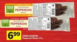 Foodland FARM COUNTRY Pepperoni Sticks offer