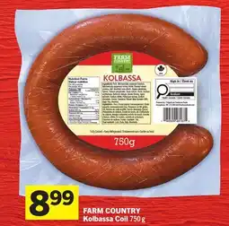 Foodland FARM COUNTRY Kolbassa Coil offer