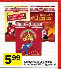 Foodland GENERAL MILLS Family Size Cereal offer