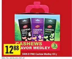 Foodland DAN-D PAK Cashew Medley offer