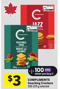 Foodland COMPLIMENTS Snacking Crackers offer