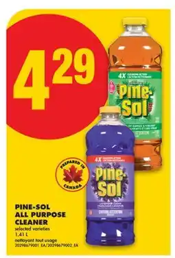 No Frills PINE-SOL ALL PURPOSE CLEANER offer