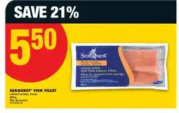 No Frills SEAQUEST FISH FILLET offer