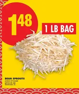 No Frills BEAN SPROUTS, 1 LB BAG offer