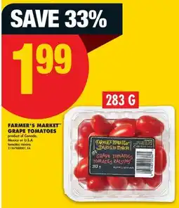 No Frills FARMER'S MARKET GRAPE TOMATOES offer