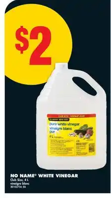No Frills NO NAME WHITE VINEGAR offer