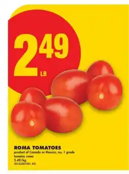 No Frills ROMA TOMATOES offer