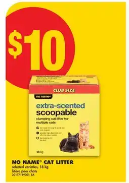 No Frills NO NAME CAT LITTER offer
