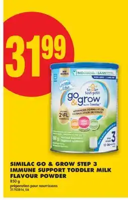 No Frills SIMILAC GO & GROW STEP 3 IMMUNE SUPPORT TODDLER MILK FLAVOUR POWDER offer