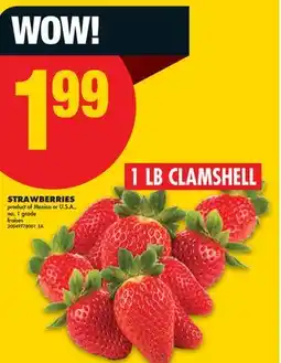 No Frills STRAWBERRIES, 1 LB CLAMSHELL offer