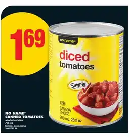 No Frills NO NAME CANNED TOMATOES offer