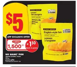 No Frills NO NAME FISH offer