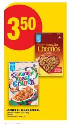 No Frills GENERAL MILLS CEREAL offer
