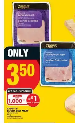 No Frills ZIGGY'S SLICED DELI MEAT offer