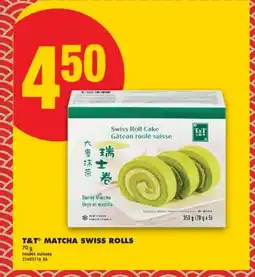 No Frills T&T MATCHA SWISS ROLLS offer