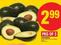 No Frills AVOCADOS, PKG OF 5 offer