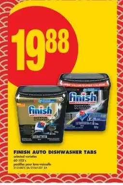 No Frills FINISH AUTO DISHWASHER TABS, 60-105's offer