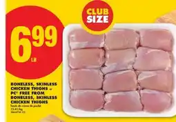 No Frills FREE FROM BONELESS, SKINLESS CHICKEN THIGHS offer