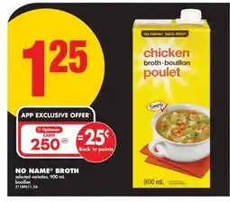 No Frills NO NAME BROTH offer