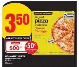 No Frills NO NAME PIZZA offer