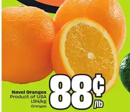 FreshCo Navel Oranges Product of USA 1.94/kg offer