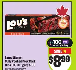 FreshCo Lou's Kitchen Fully Cooked Pork Back offer