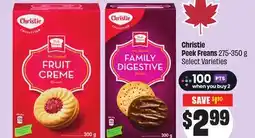 FreshCo Christie Peek Freans 275-350 g Select Varieties offer