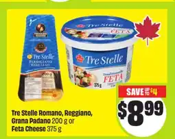 FreshCo Tre Stelle Romano, Reggiano, Grana Padano 200 g or Feta Cheese 375 g offer