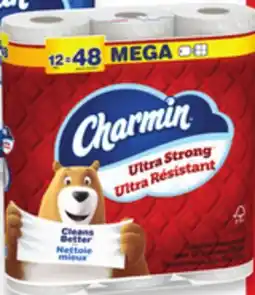 Walmart Charmin bathroom tissue 12 mega rolls offer