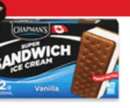 Walmart Chapman's Super sandwich novelties offer
