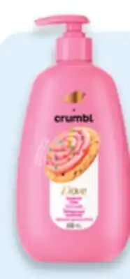 Walmart Dove x Crumbl body wash offer